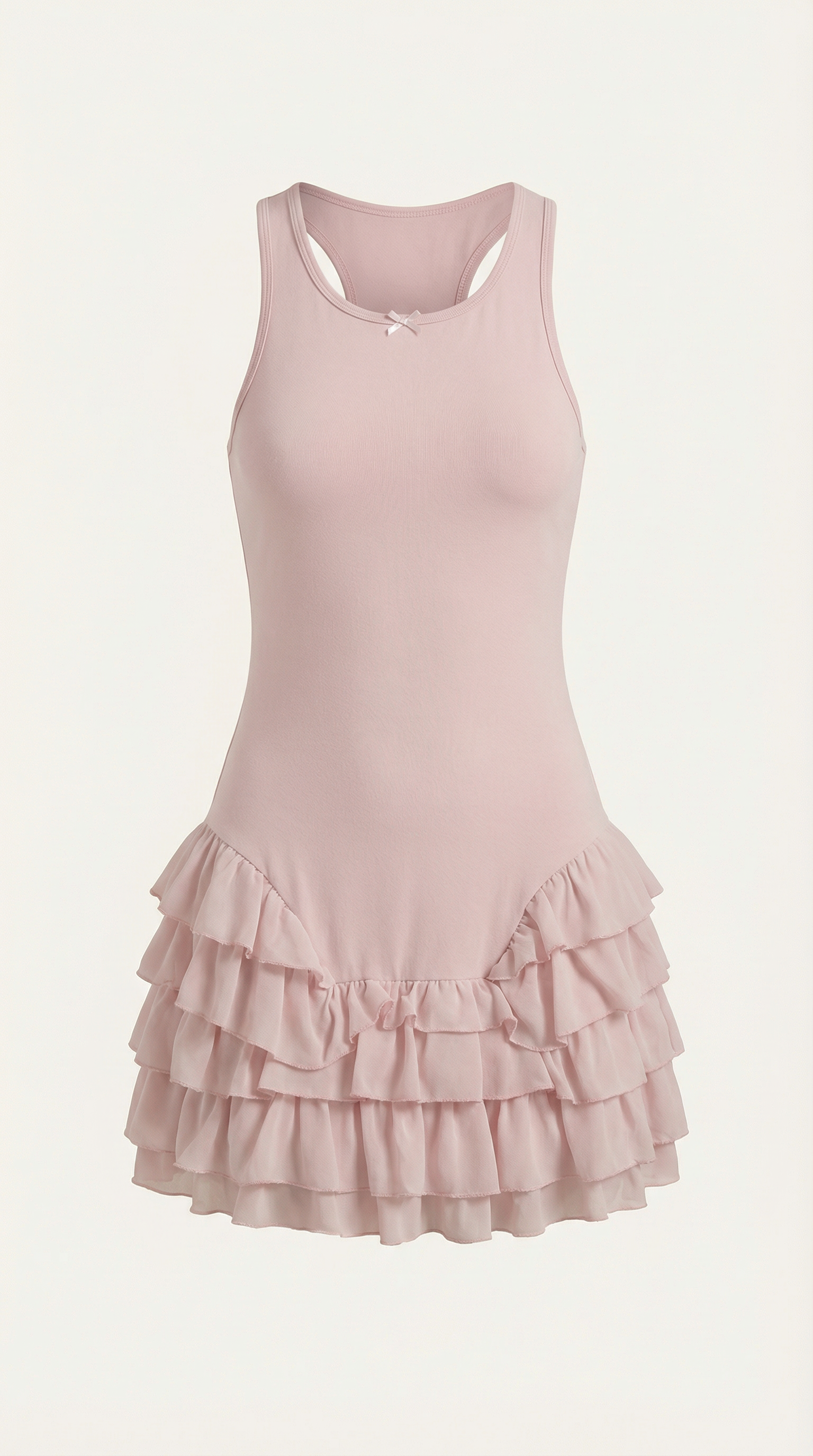 Vestido Mini Gwen con Falda de Volantes