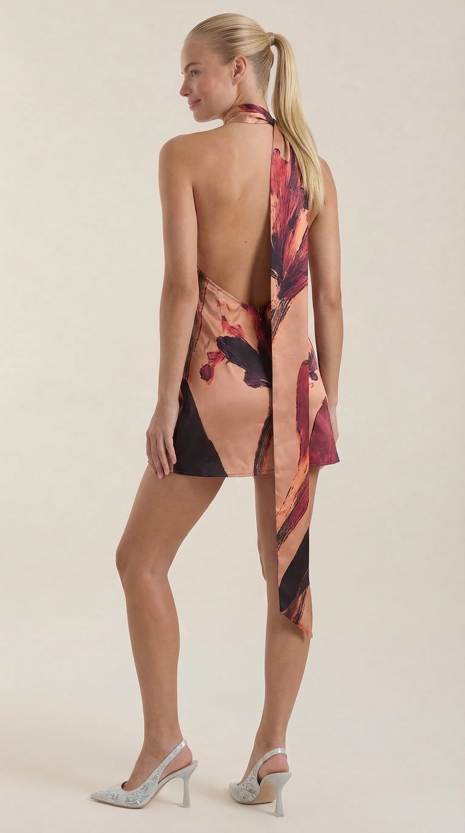Vestido Mini Hattie con Estampado Floral
