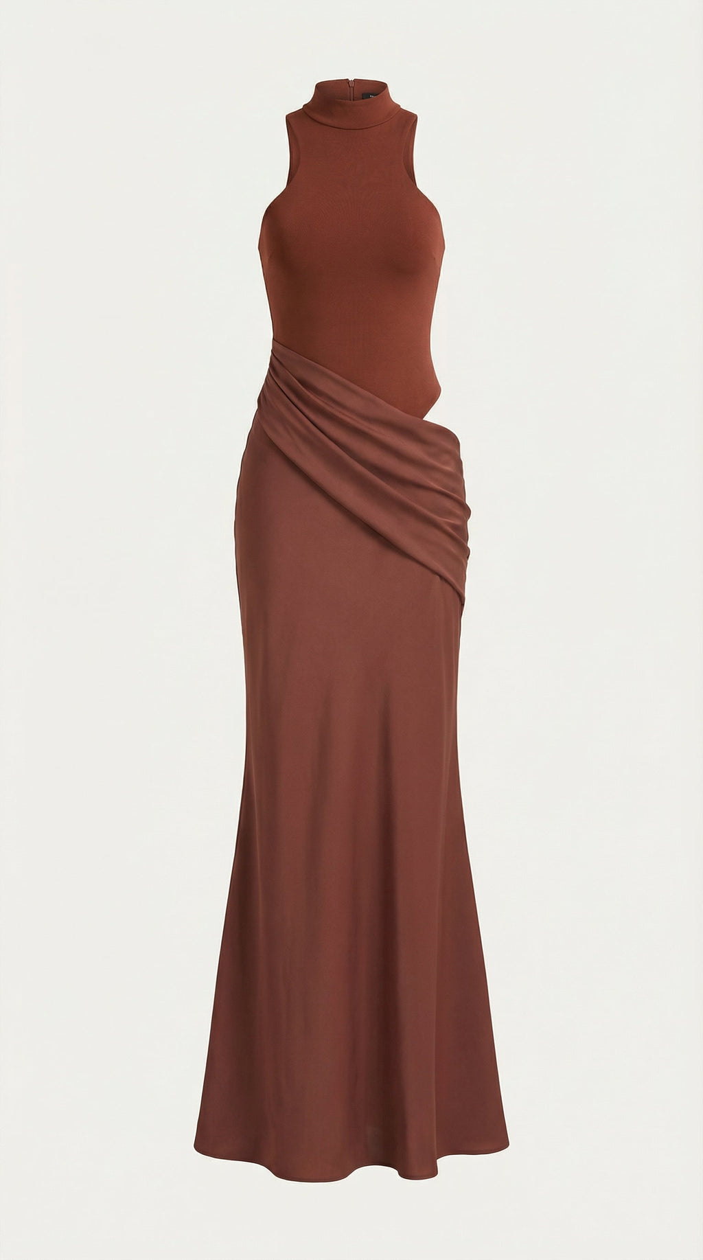 Vestido Maxi Hester con Cuello Alto