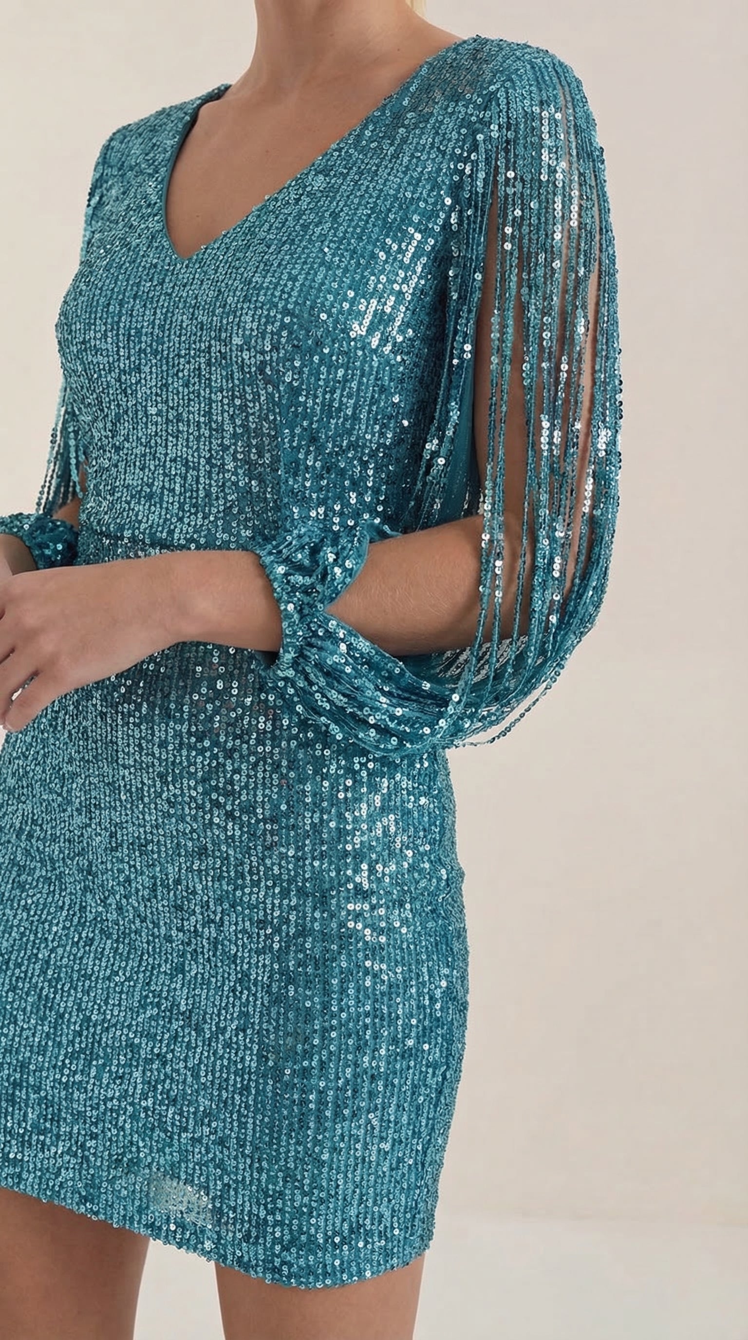 Vestido Mini Marlene de Lentejuelas