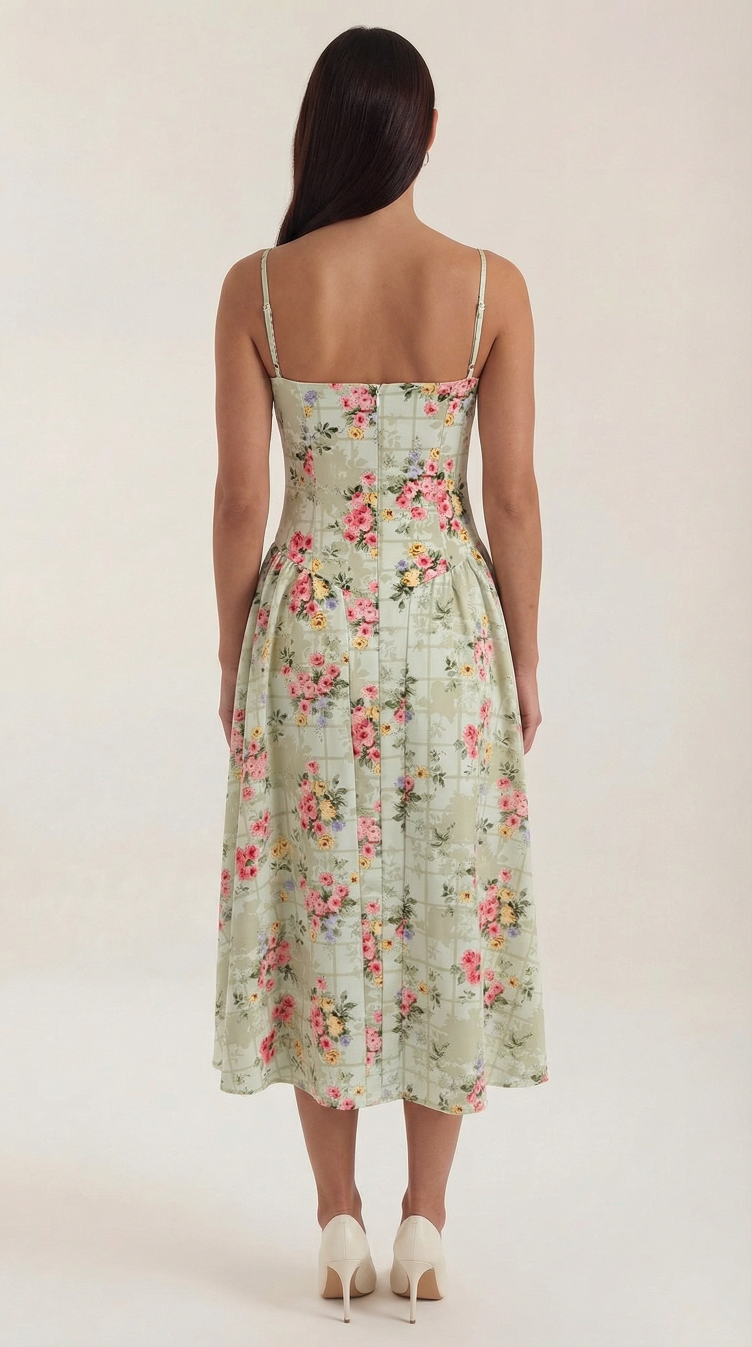 Vestido Midi Odette con Corsé