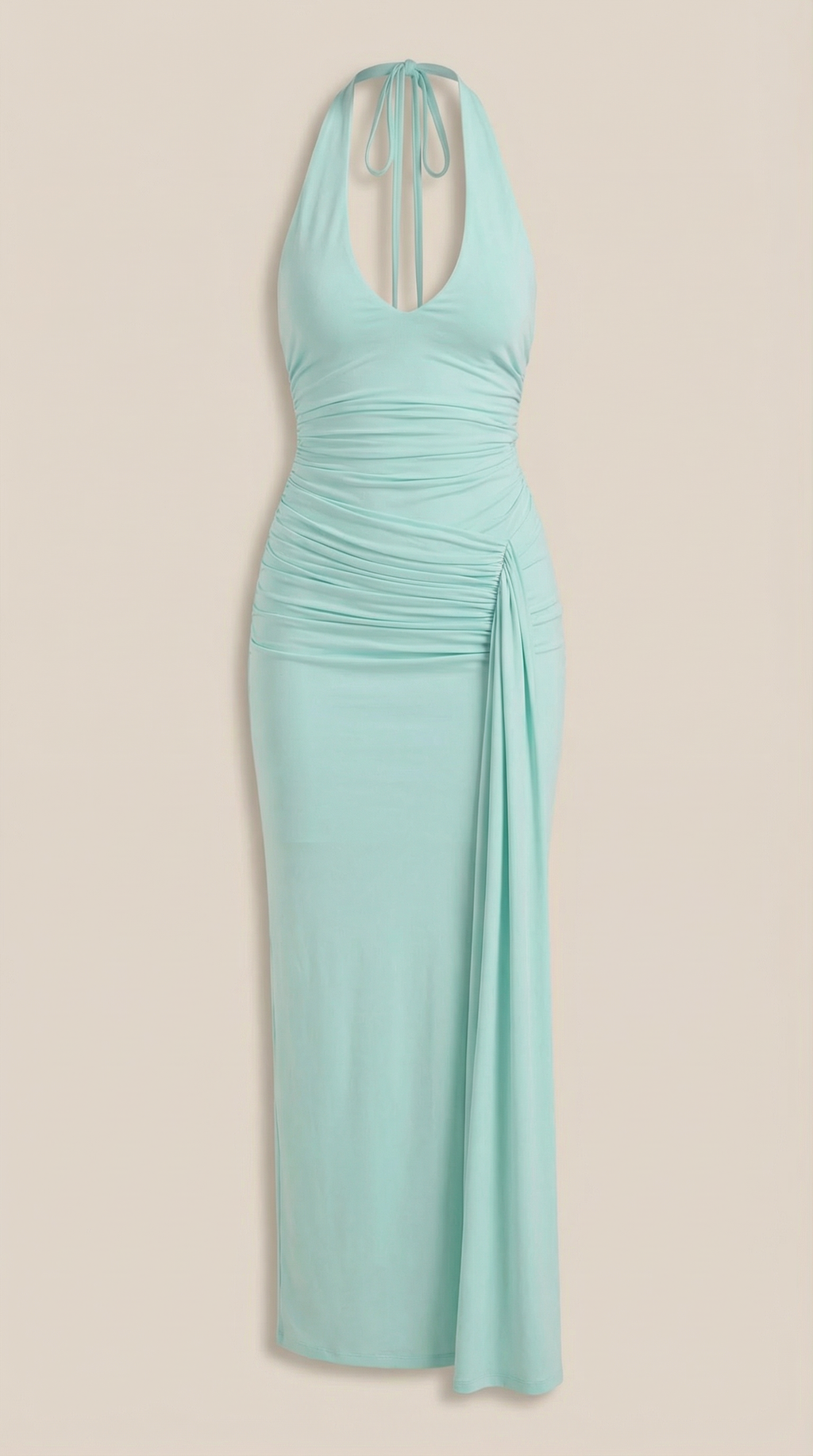 Vestido Maxi Paulette con Escote Halter