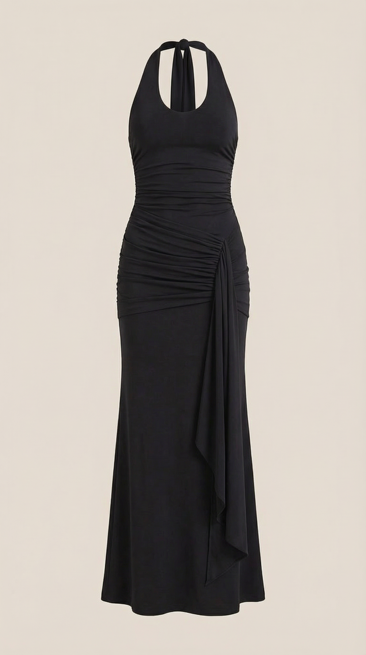 Vestido Maxi Paulette con Escote Halter