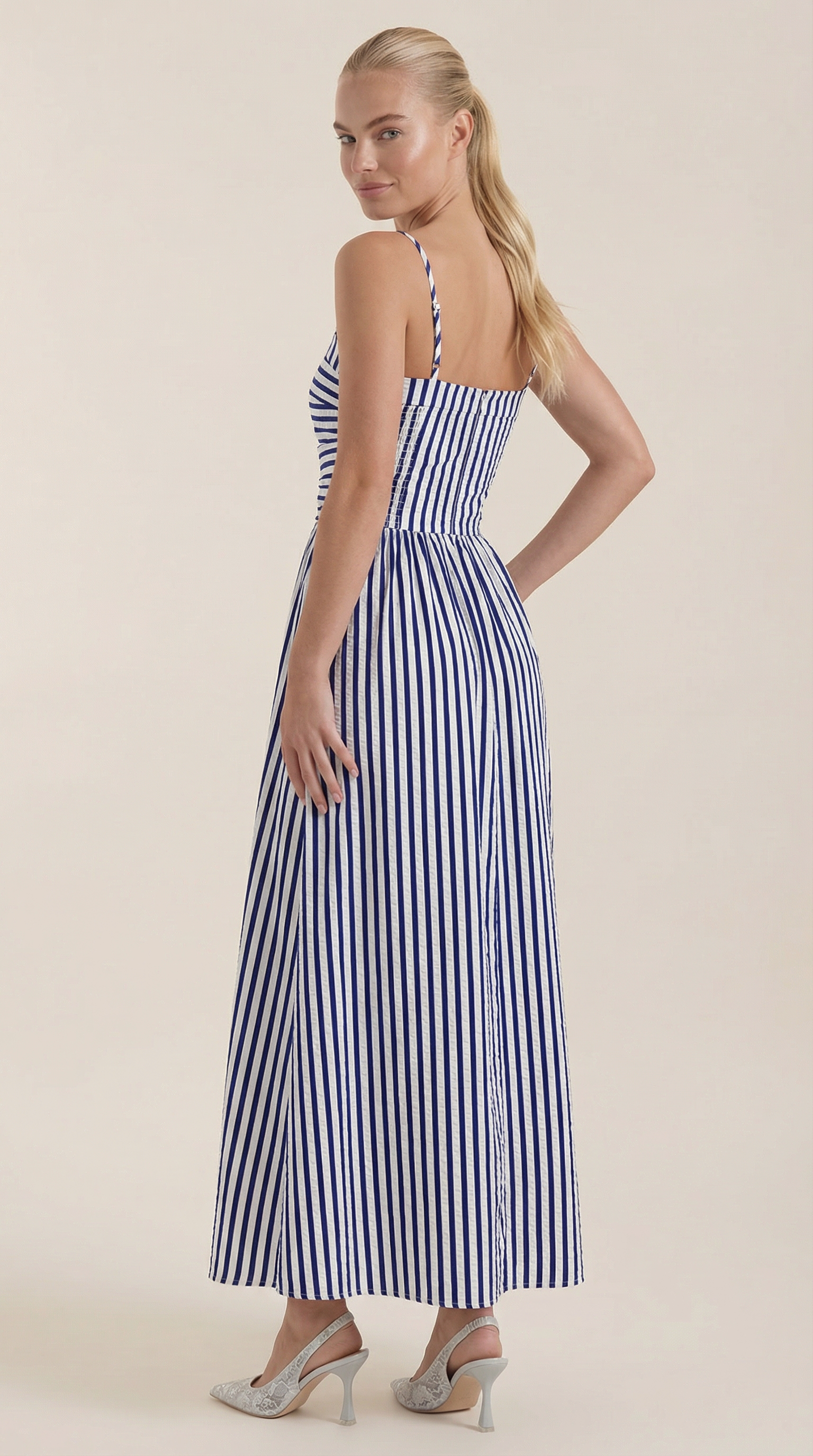 Vestido Maxi Sandra de Rayas
